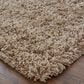 Feizy Stoneleigh 5" x 8" Taupe Area Rug, , large