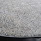 Safavieh Webster WBS334G 6"7" Round Grey and Beige Area Rug, , large