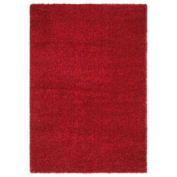 Safavieh August Shag AUG900Q 6" x 9" Red Area Rug, , large