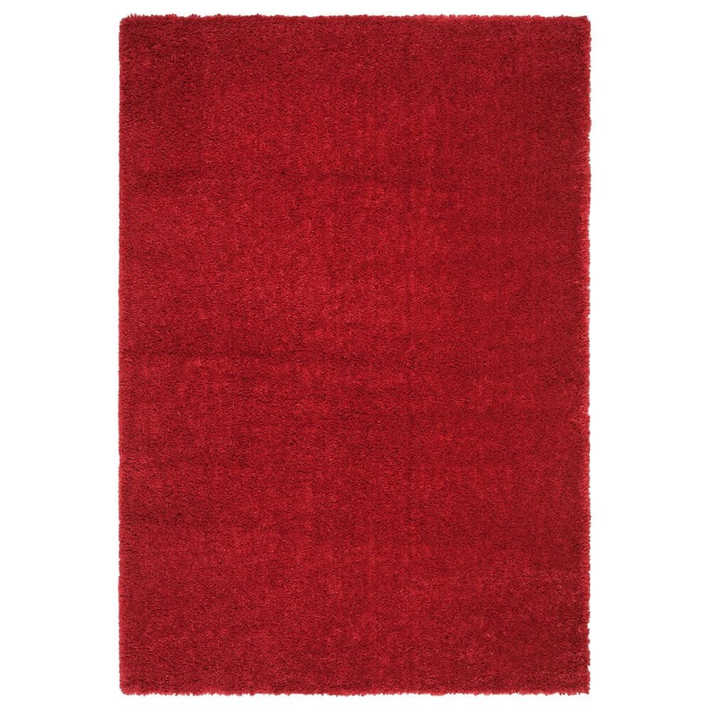 Safavieh August Shag AUG900Q 6" x 9" Red Area Rug, , large