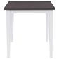 CorLiving Michigan Dining Table in White/Grey, , large