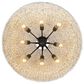 Golden Lighting Rue 8-Light Pendant in Matte Black, , large