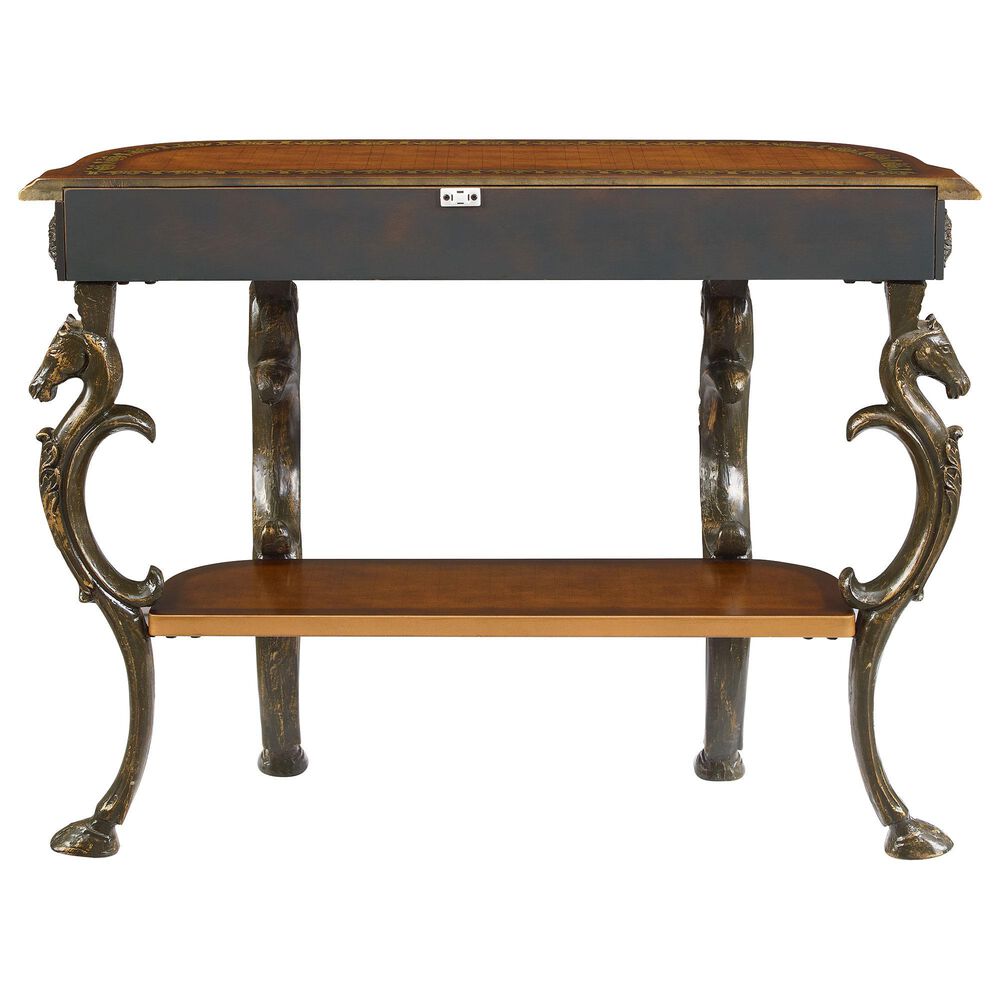 Linon Home Decor Flicka Console Table in Brown, , large