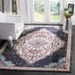 Safavieh Monaco MNC254Z 5"1" x 7"7" Black and Blue Area Rug, , large