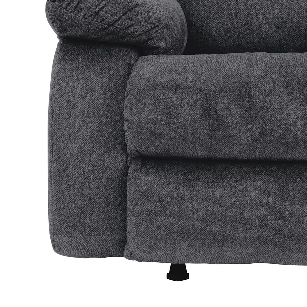 Ashley Burkner Power Rocker Recliner in Marine Velvet, , large