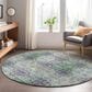Dalyn Rug Company Trevi 8" Round Purple Area Rug, , large