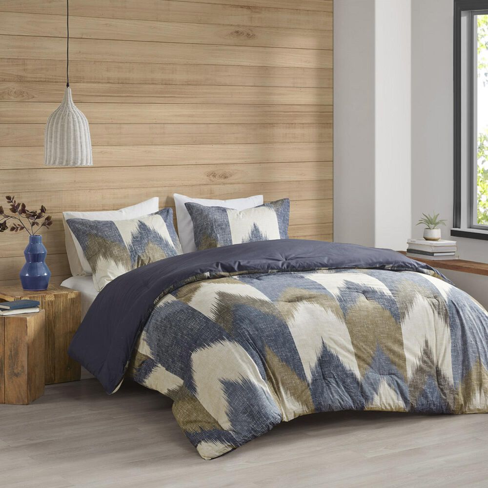 Hampton Park Alpine 3-Piece King/California King Comforter Mini Set in Navy, , large