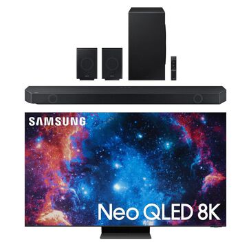 Samsung 85" Class QN900C NeoQLED 8K UHD with HDR - Smart TV + 11.1.4ch Atmos Soundbar, , large