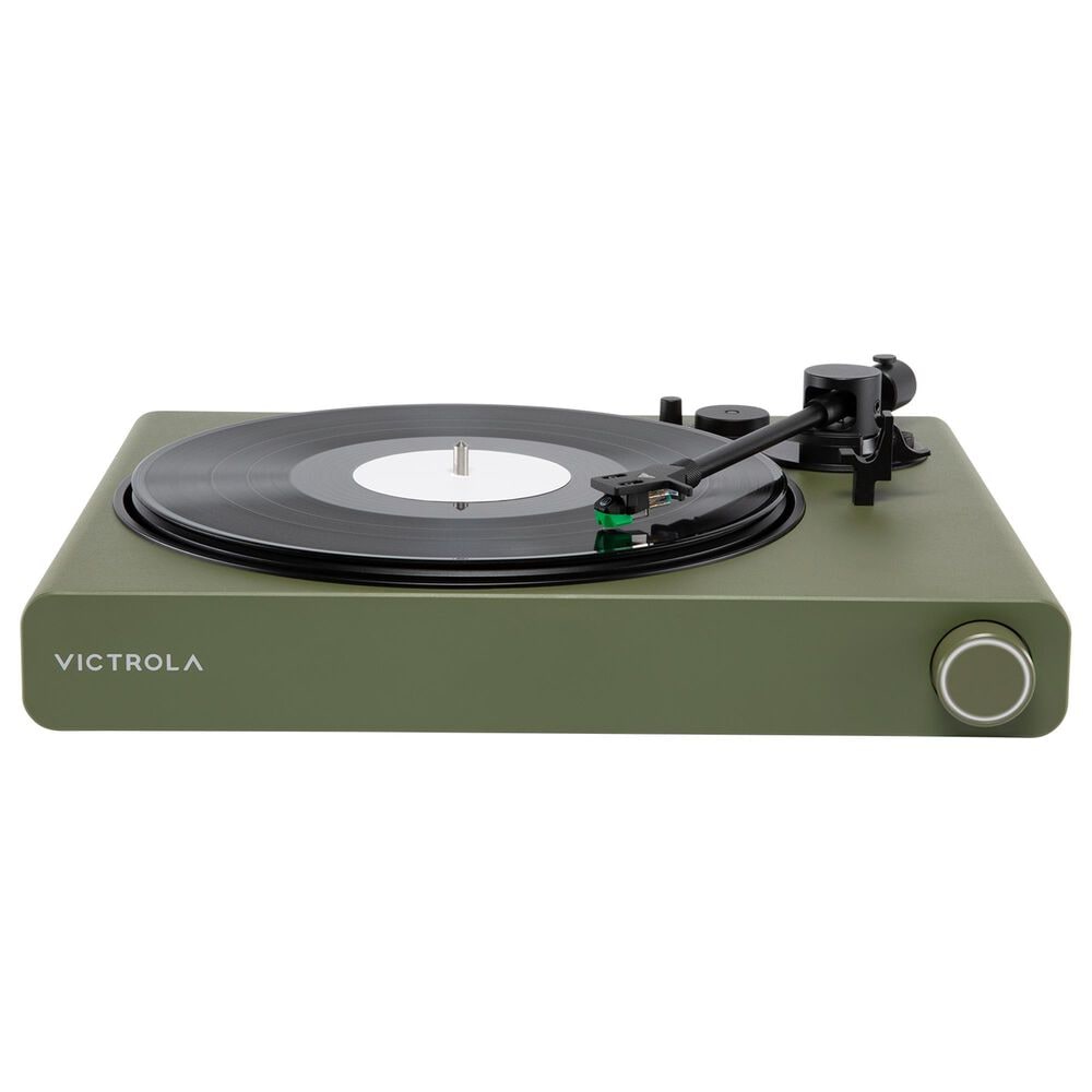 Victrola Stream Onyx Wi-Fi and Bluetooth Turntable in Green, , large