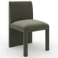 Caracole Classic Precipice Side Chair in Velvet Eucalyptus, , large