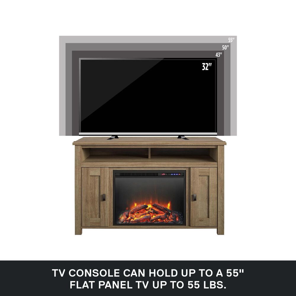 Ameriwood Home Farmington Electric Fireplace TV Console, , large
