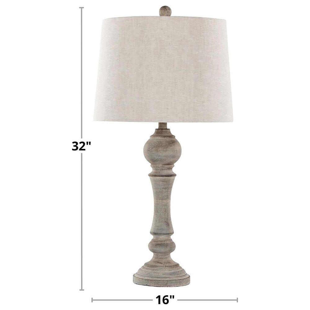 Grandview Gallery Table Lamp in Reclaimed Gray Finish, , large