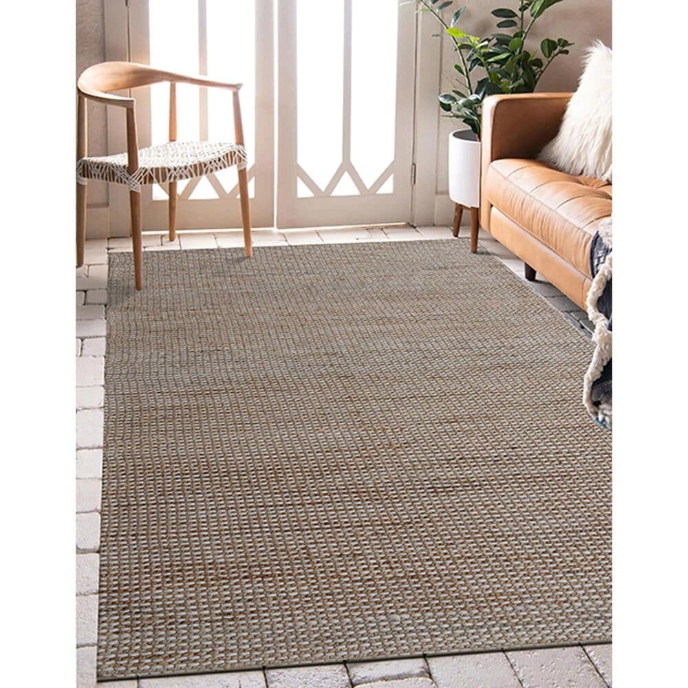 L&amp;R Resources Rondane 9&#39; x 12&#39; Beige Area Rug, , large