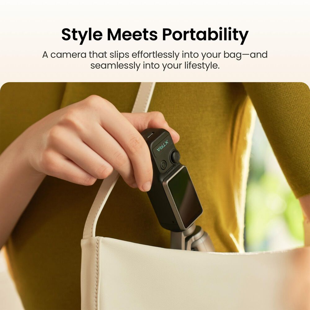 XTRA Muse: 4K/120fps Pocket Gimbal Camera with 1" CMOS Sensor, , large