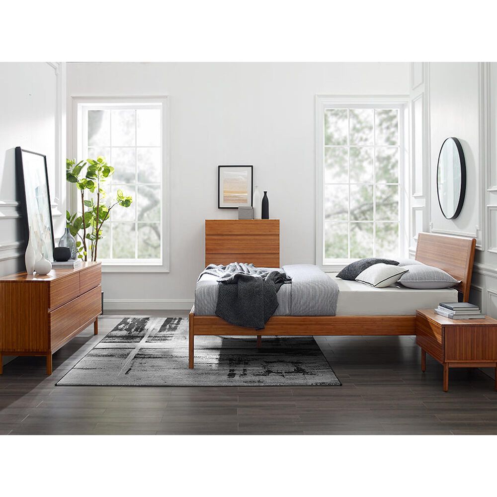 Natural Bamboo Furnishings 4 Drawer High Chest, , large