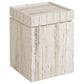 Furniture Worldwide Daxton Accent Table in White Travertine, , large