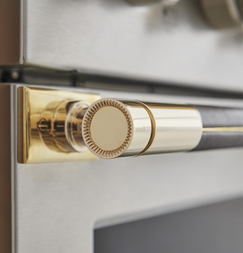 Monogram 36&quot; Pro Range Handle Brass, , large
