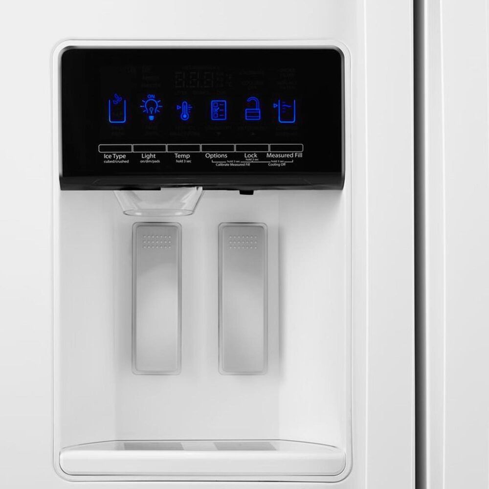 Whirlpool 21 Cu. Ft. 36&quot; Wide Counter Depth Side-by-Side Refrigerator in White, , large