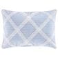 J. Queen New York Rialto 13" x 19" Lumbar Pillow in French Blue and Ivory, , large