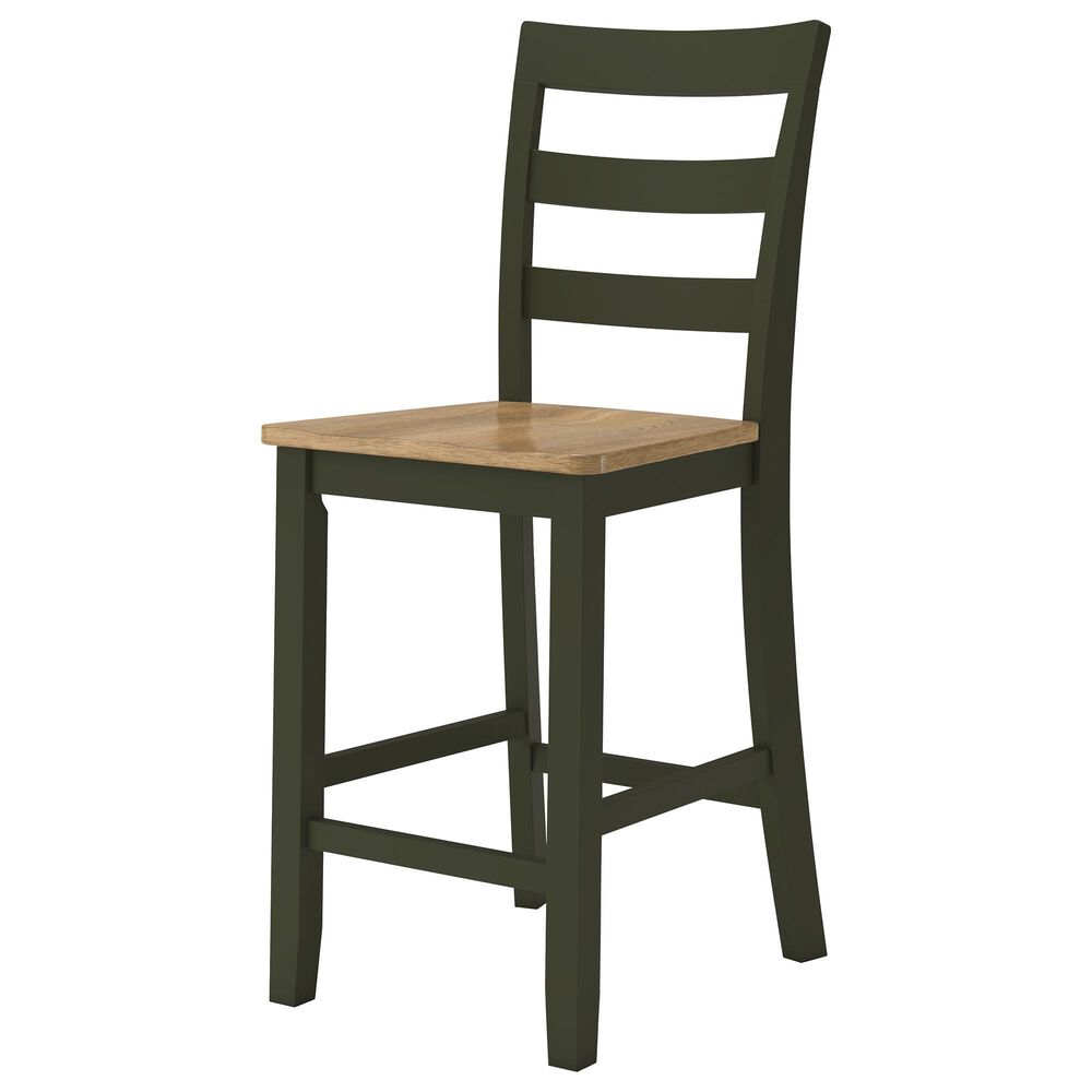 Ashley Gesthaven 5-Piece Counter Height Dining Set in Natural and Green, , large
