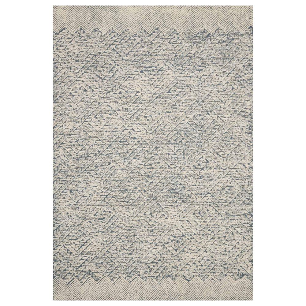 ED Ellen DeGeneres Crafted by Loloi Kopa 2"6" x 7"6" Blue and Ivory Runner, , large
