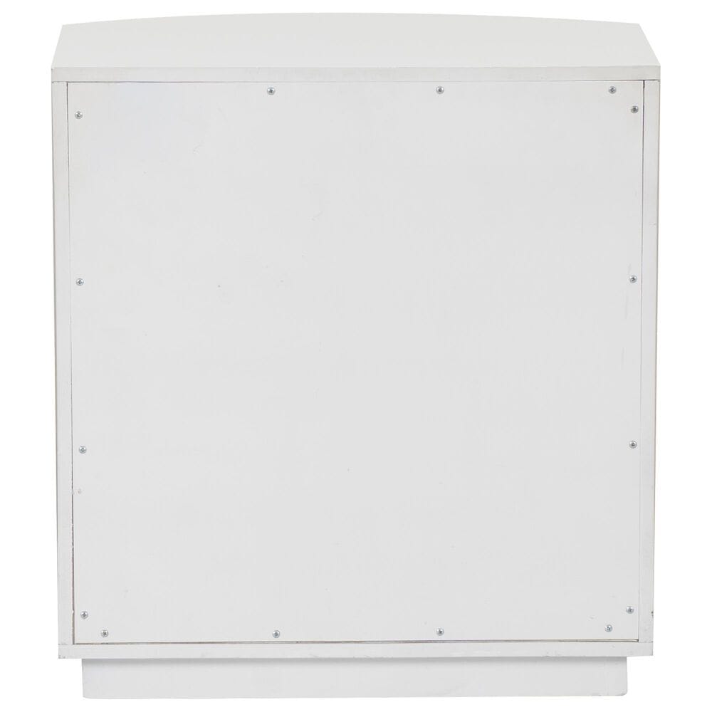 Linon Home Decor Chantel 3-Drawer Nightstand in White, , large