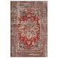 Dalyn Rug Company Jericho 6" Round Garnet Indoor/Outdoor Area Rug, , large