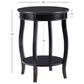 Linon Home Decor Rainbow Side Table in Black, , large