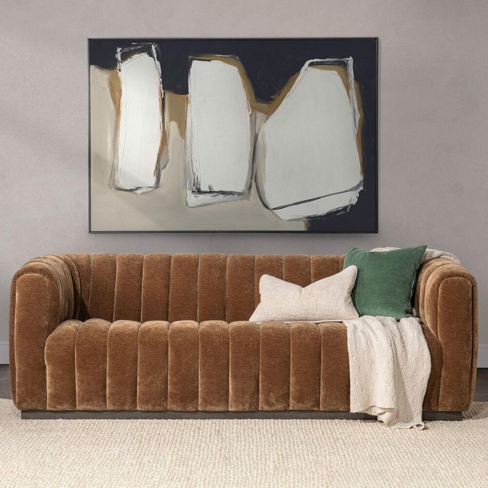 Classic Home Vanty Stationary Sofa in Bronze, , large
