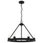 37B Saddlewood 6-Light Chandelier in Natural Iron, , large