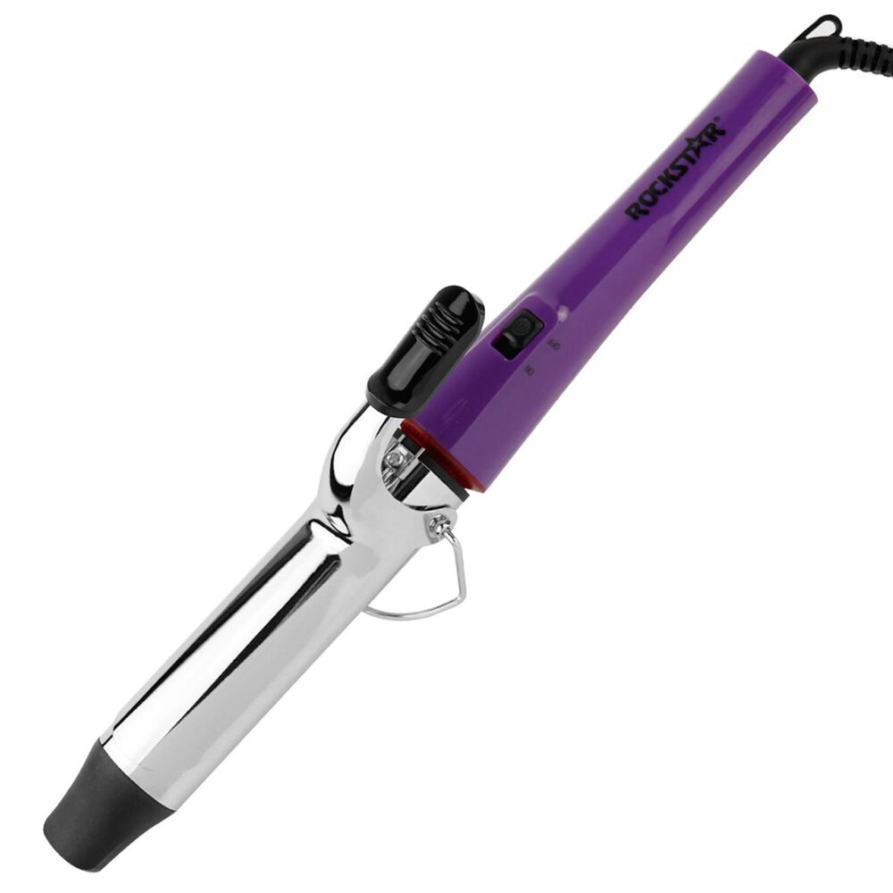 RockStar Chrome Curling Iron for Loose Care-Free Curls, 1-1/4 Inch, , large