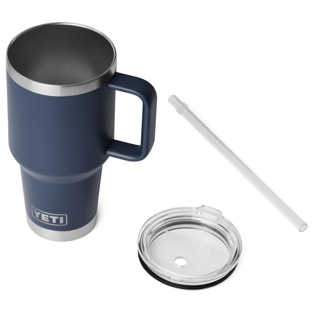 YETI Rambler 35 Oz Straw Mug with Straw Lid in Navy, , large
