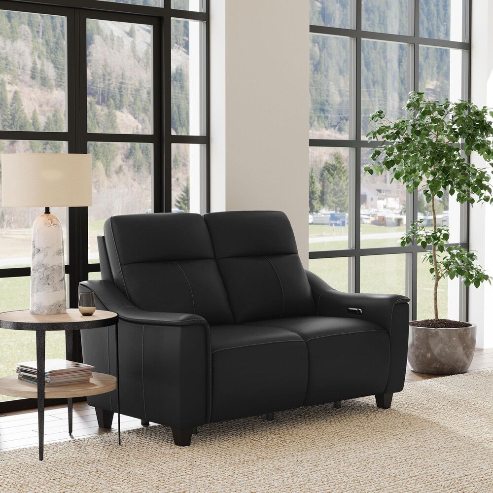 Flexsteel Latitudes Power Reclining Loveseat with Power Headrest in Coal, , large