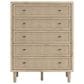 Ashley Cielden 5-Drawer Chest in Tan, , large