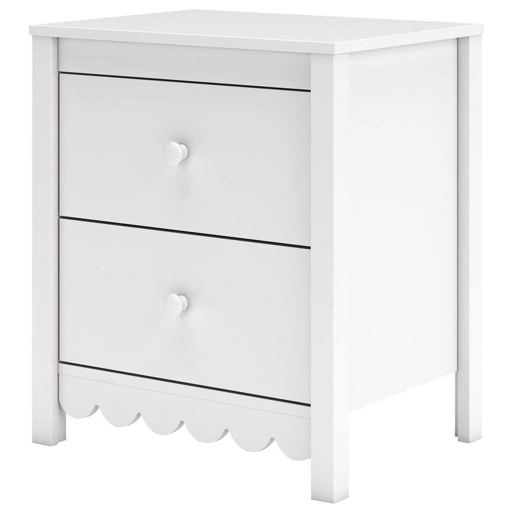 Ashley 4-Piece Full Bedroom Set in White, , large