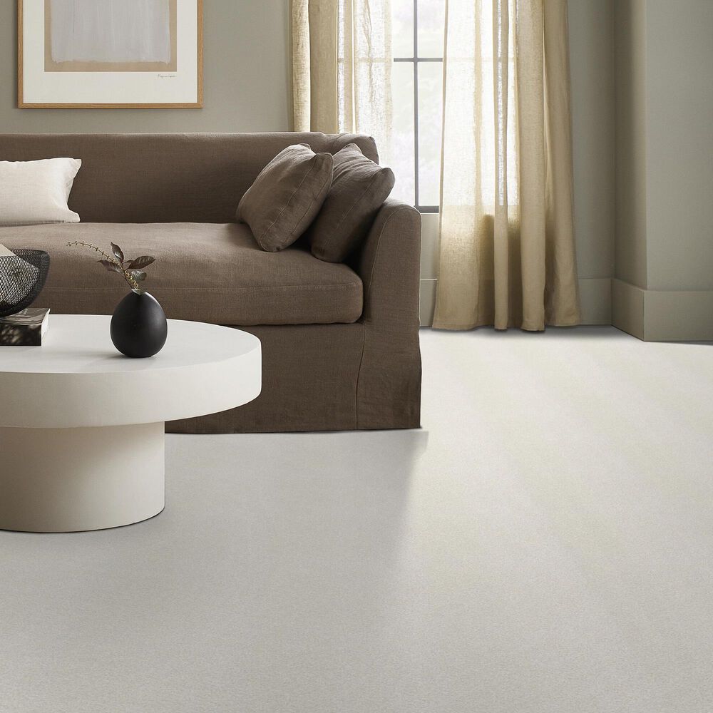 Shaw Tonal Comfort Blue Carpet in Clean Linen, , large