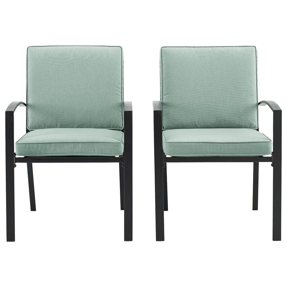 Crosley Furniture Kaplan 2-Piece Patio Chair Set in Mist, , large
