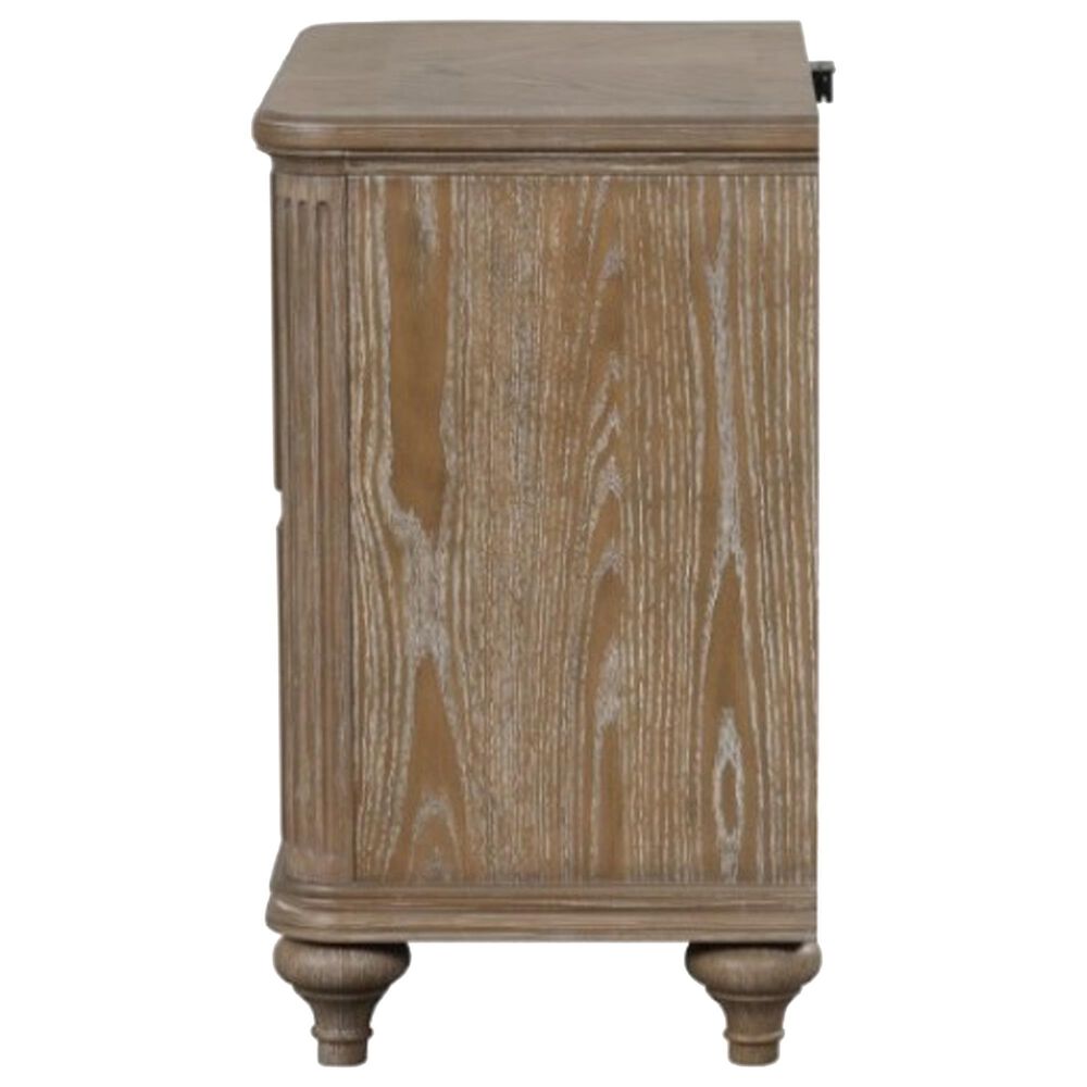 Furniture of America Lyris 2-Drawer Nightstand in Rustic Oak, , large