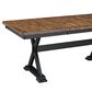 A-America Stone Creek Trestle Dining Table in Chicory and Slate Black - Table Only, , large