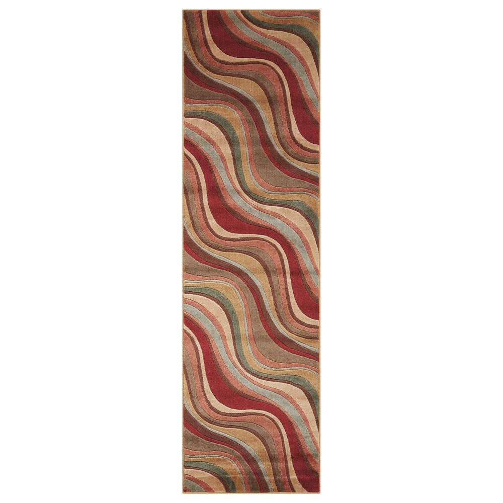 Nourison Somerset ST81 2"3" x 8" Tan Runner, , large