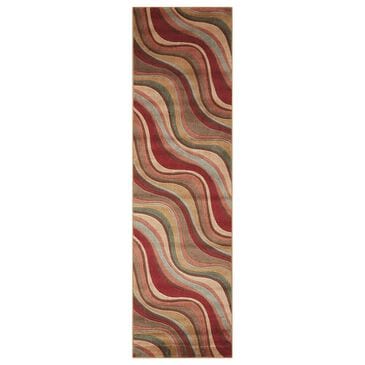 Nourison Somerset ST81 2"3" x 8" Tan Runner, , large