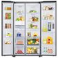 Samsung Bespoke Bespoke Counter Depth Side-by-Side Refrigerator (23 cu. ft.) with Beverage Center In Fingerprint Resistant Stainless Steel, , large