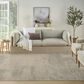 Nourison Harmony 7"9" x 9"9" Ivory and Grey Area Rug, , large