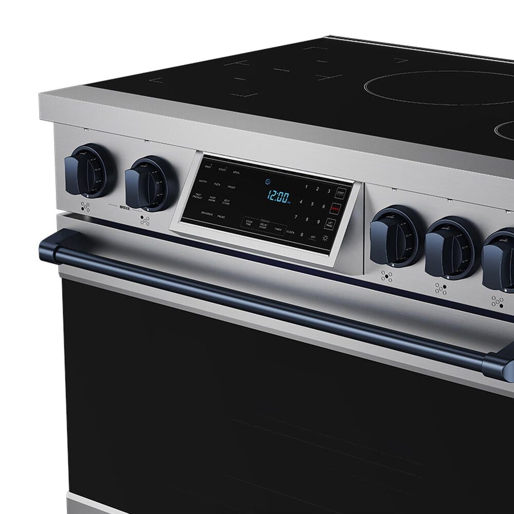 Thor Kitchen Gordon Ramsay 6 Cu. Ft. Professional Induction Range with Blue Handle Kit in Stainless Steel, , large
