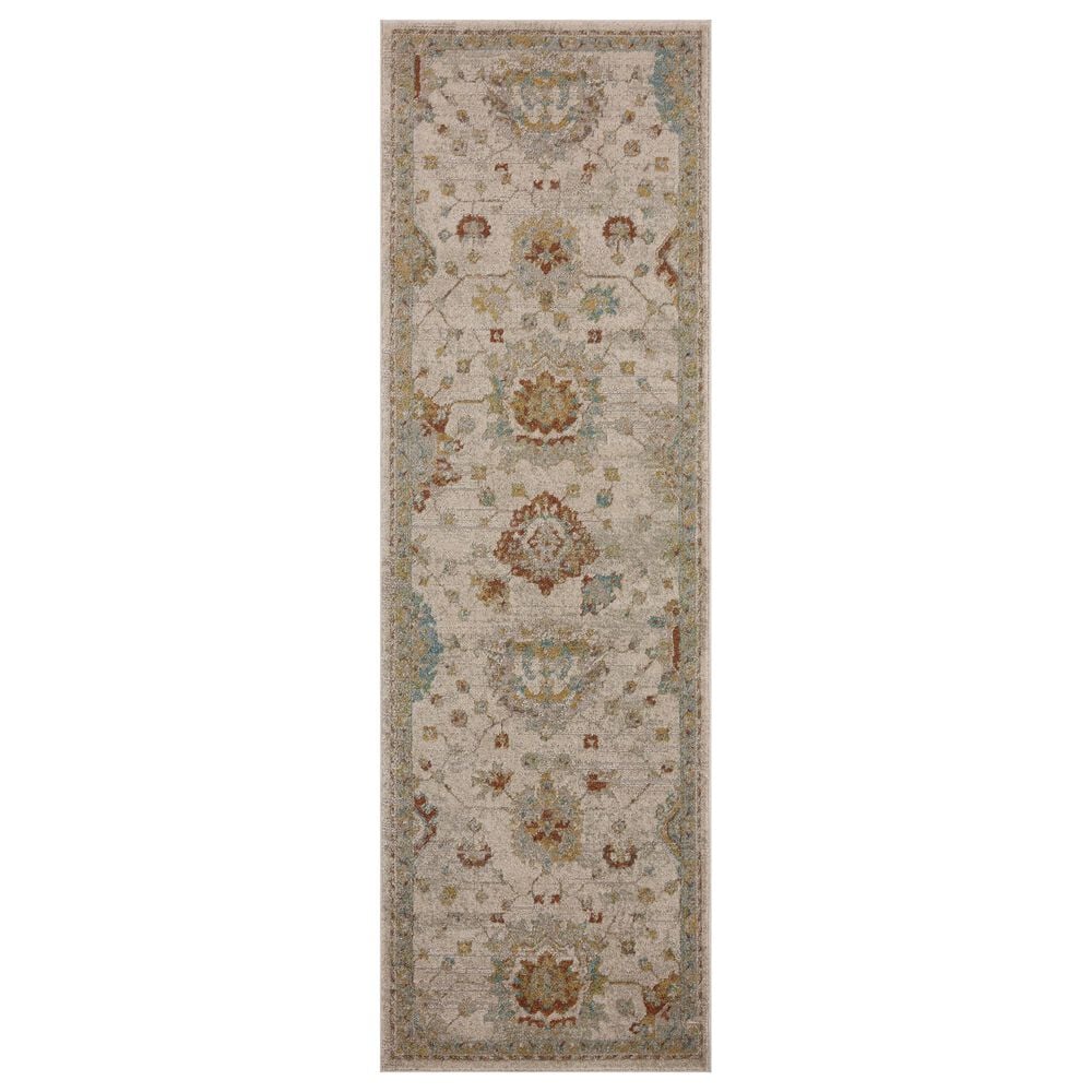 Magnolia Home Mona Oatmeal and Multicolor 2"6" x 10" Runner, , large