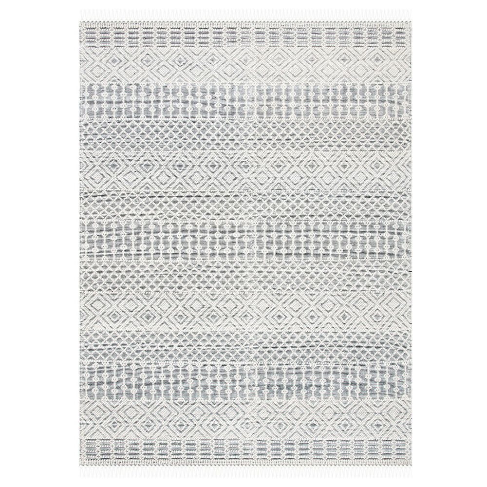 Safavieh Natura NAT852Z 9" x 12" Ivory and Black Area Rug, , large