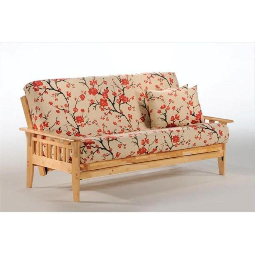 New Day Furniture Kingston Full Futon Frame Only in Natural, , large