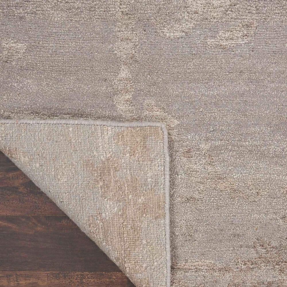 Nourison Silk Shadows SHA02 3&#39;9&quot; x 5&#39;9&quot; Silver Area Rug, , large