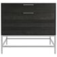 Bernhardt Coleman 2-Drawer Lateral File in Gray Mist and Black, , large