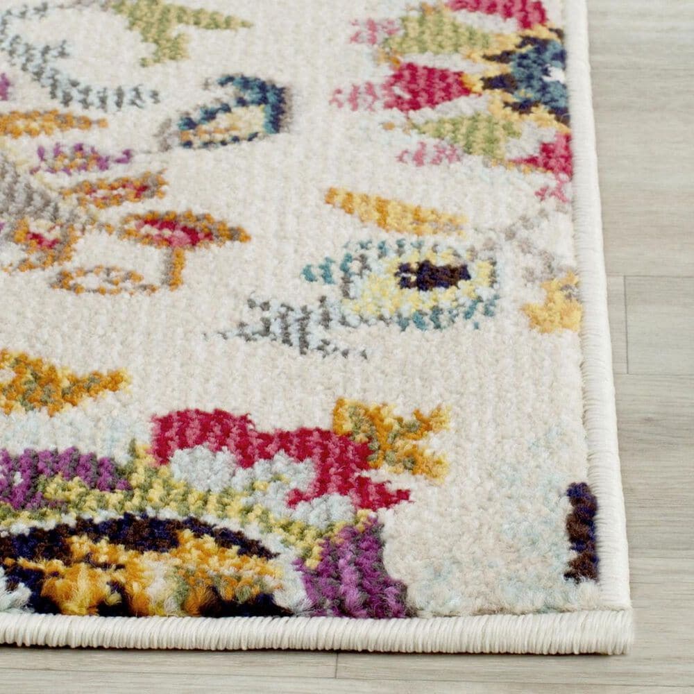 Safavieh Monaco MNC229A-5 5&#39;1&quot; x 7&#39;7&quot; Ivory/Multi Area Rug, , large